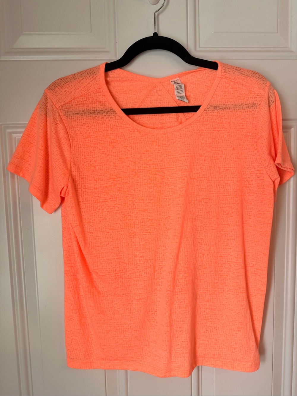 RBX Women's Neon Coral Short Sleeve Active Tee